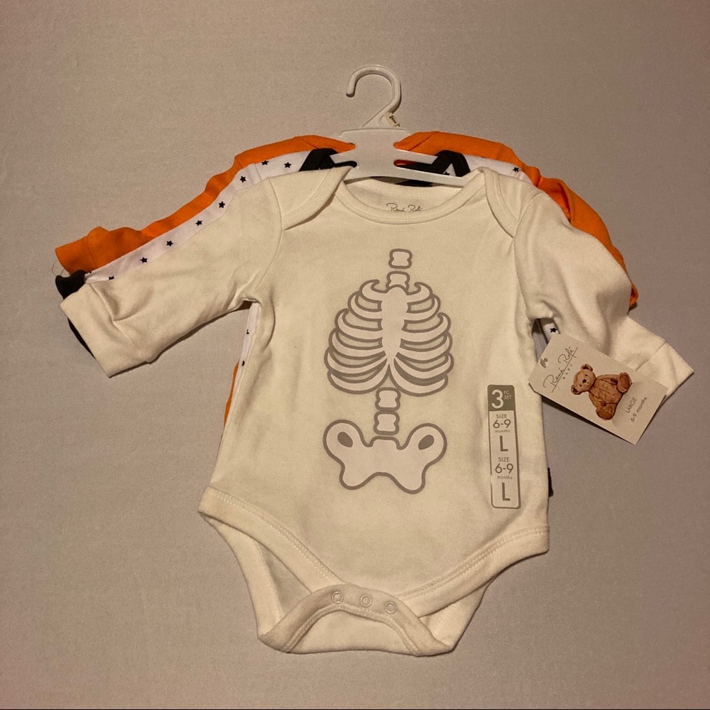 Rene Rofe Halloween set of 3 6-9 mo onies- NWT